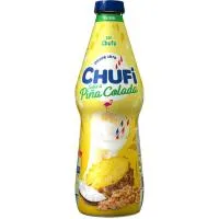 Horchata sabor a piña colada CHUFI, botella 1 litro