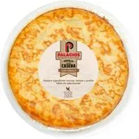 Tortilla de patata con cebolla receta casera PALACIOS, 1.300 g