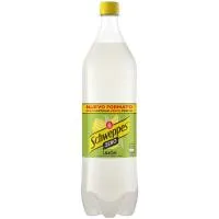 Refresco de limón con gas SCHWEPPES ZERO, botella 1,5 litros
