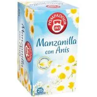 Manzanilla con anís POMPADOUR, caja 25 uds