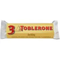 Barrita de chocolate con leche TOBLERONE, pack 3x50 g