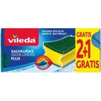Salvauñas antibacterias VILEDA, pack 3 uds