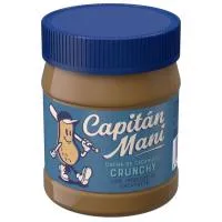 Crema de cacahuete crujiente CAPITAN MANI, frasco 340 g