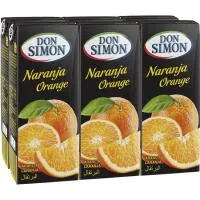 Zumo de naranja DON SIMON, pack 6x20 cl