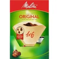 Filtro de café 1x6 MELITTA, caja 40 uds