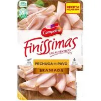 Pechuga de pavo braseada CAMPOFRÍO Finíssimas, bandeja 115 g
