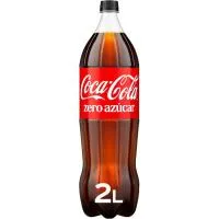 Refresco de cola COCA COLA Zero, botella 2 litros