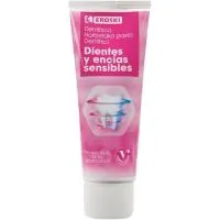 Dentífrico dientes-encías sensibles EROSKI, tubo 75 ml