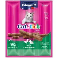Stick de pato-conejo para gato VITAKRAFT, pack 1 ud