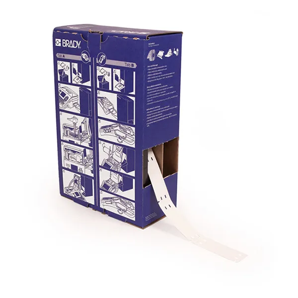 Brady BM-15x75-348-WT Etiquetas de poliolefina blancas 15 mm x 75 mm (originales)