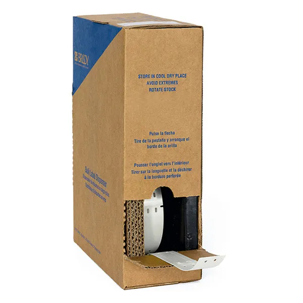 Brady BM-25x75-7643-WT Etiquetas de poliuretano blanco 25 mm x 75 mm (original)
