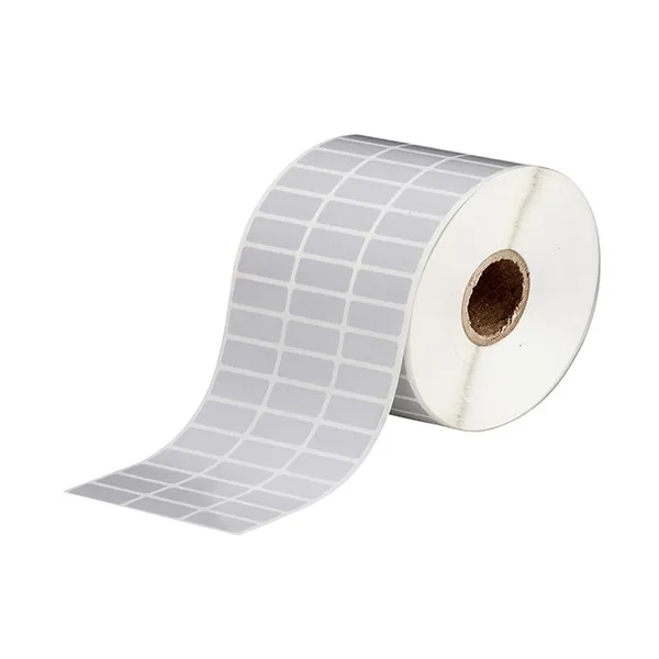 Brady BPT-5-7563-2.5 etiqueta de poliéster mate metalizado 25,40 x 12,70 mm (original)