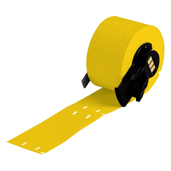 Brady M6-12-109-YL etiquetas de polietileno amarillo 19,05 mm x 76,20 mm (original)