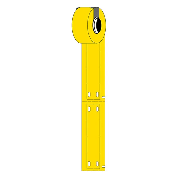 Brady M6-15x75-7643-YL etiquetas de poliuretano amarillo 15 mm x 75 mm (original)
