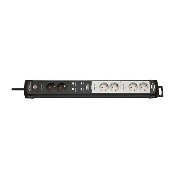 Brennenstuhl Premium-Line Regleta inteligente con 6 enchufes (3 metros)