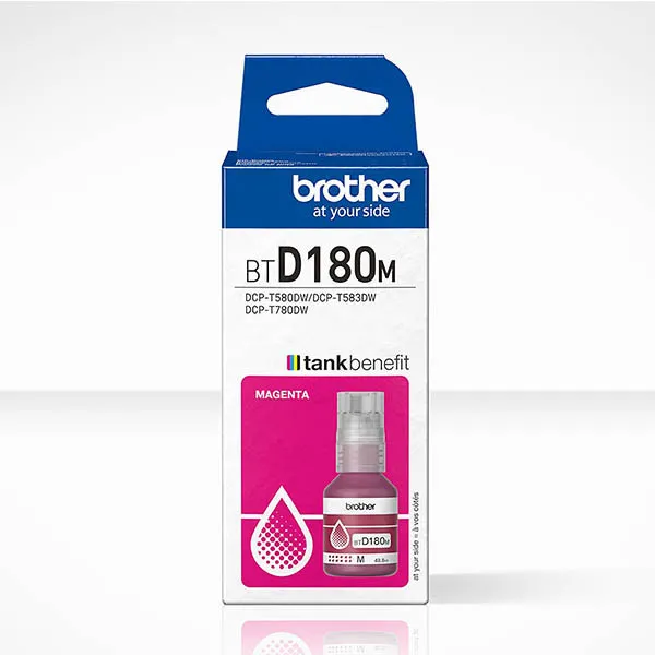 Brother BTD180M botella de tinta magenta (original)