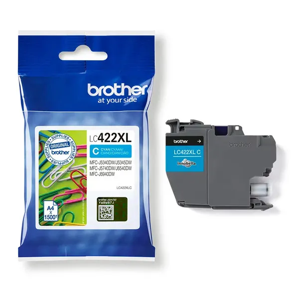 Brother LC-422XLC Cartucho de tinta cian XL (original)