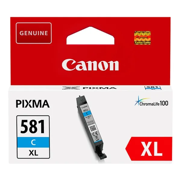 Canon CLI-581C XL cartucho de tinta cian (original)