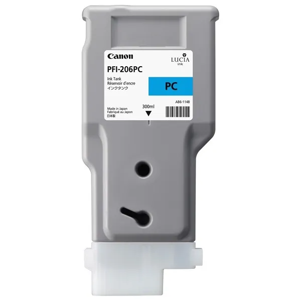 Canon PFI-206PC cartucho de tinta foto cian XL (original)