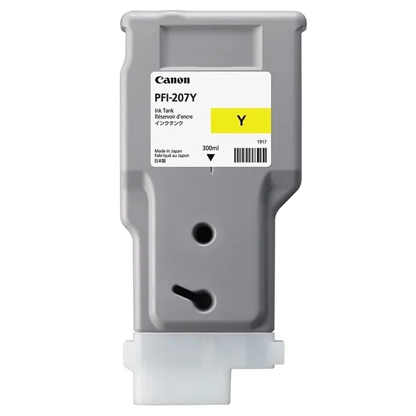 Canon PFI-207Y cartucho de tinta amarillo (original)