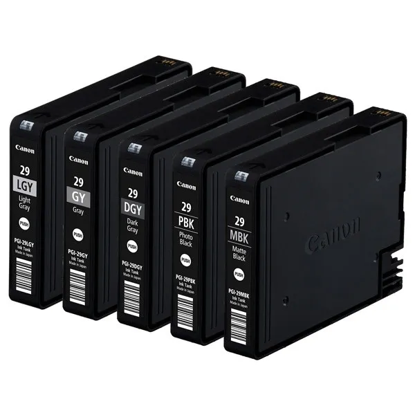 Canon PGI-29 multipack MBK/PBK/DGY/GY/LGY (original)