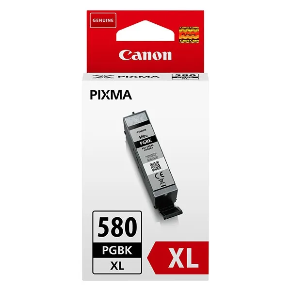Canon PGI-580PGBK XL cartucho de tinta pigmentada foto negro (original)