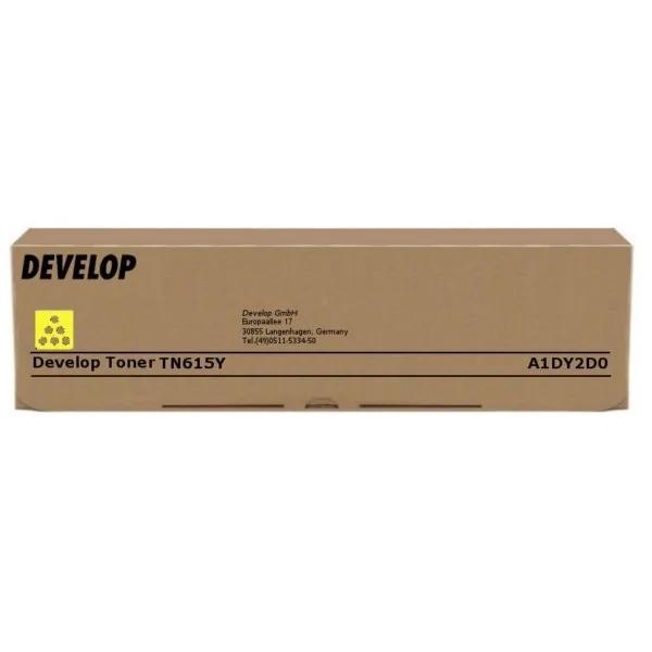 Develop TN-615Y (A1DY2D0) toner amarillo (original)