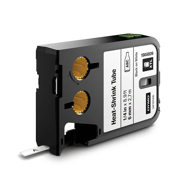 Dymo 1868809 cinta XTL negro sobre blanco 6 mm (original)