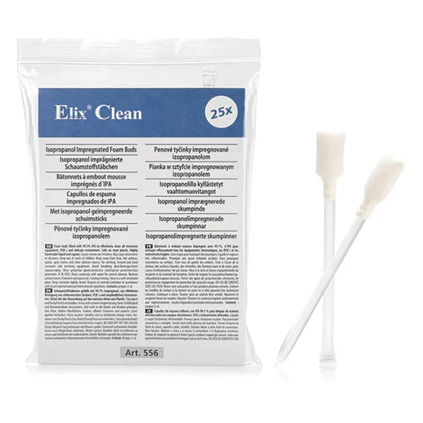 Elix Barras limpiadoras con isopropanol (25 unidades)
