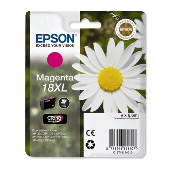 Epson 18XL (T1813) cartucho de tinta magenta XL (original)