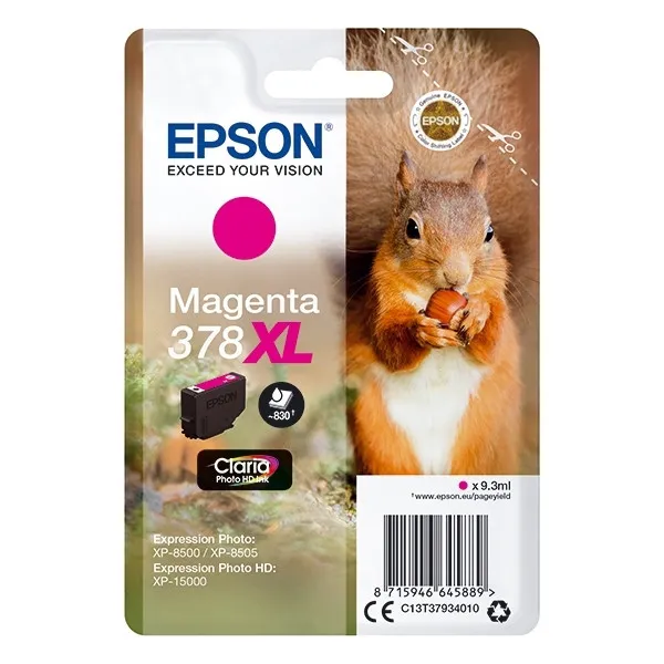 Epson 378XL cartucho de tinta magenta XL (original)