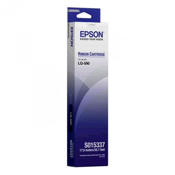 Epson S015337 cinta entintada negra (original)