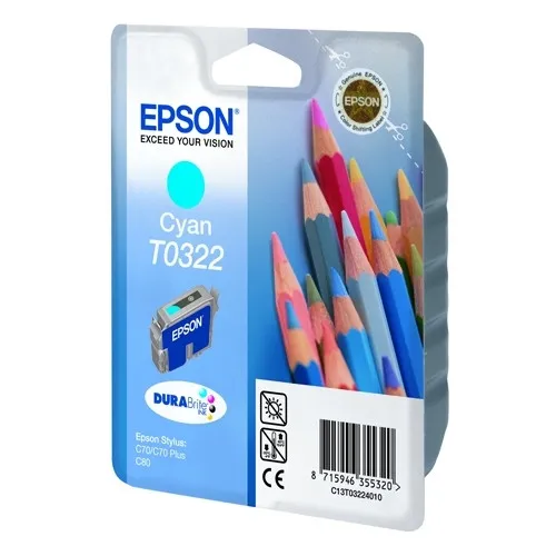 Epson T0322 cartucho de tinta cian (original)