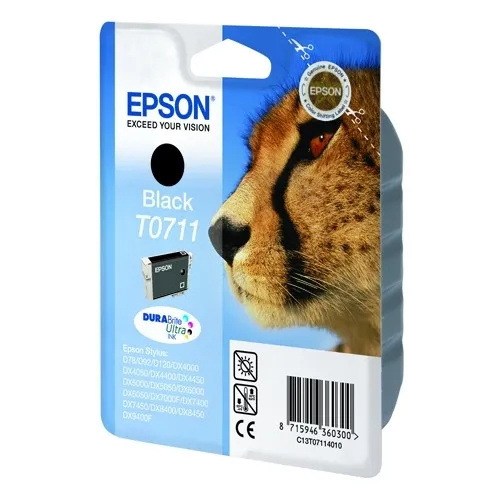 Epson T0711 cartucho de tinta negro (original)