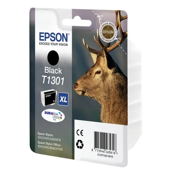 Epson T1301 cartucho de tinta negro XL (original)