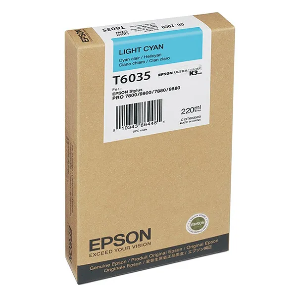 Epson T6035 cartucho cian claro XL (original)