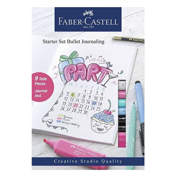 Faber-Castell Set de iniciación para bullet journaling y caligrafía a mano