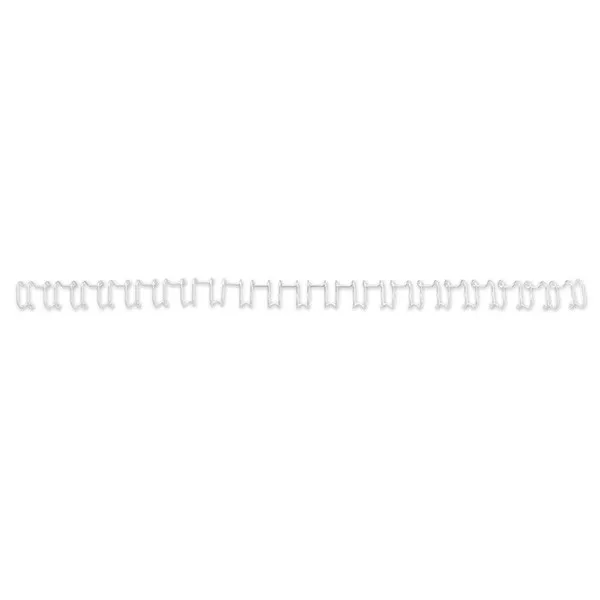 GBC IB1654 espiral metalica | 14 mm | blanco | 100 unidades