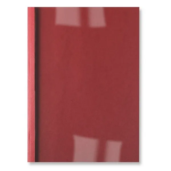 GBC IB4512 LeatherGrain ThermaBind Dossiers termicos | 3 mm | rojo | 100 unidades