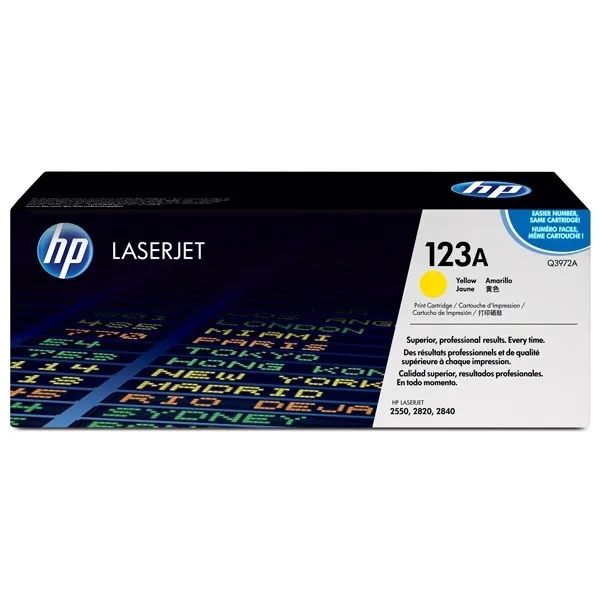 HP 123A (Q3972A) toner amarillo (original)