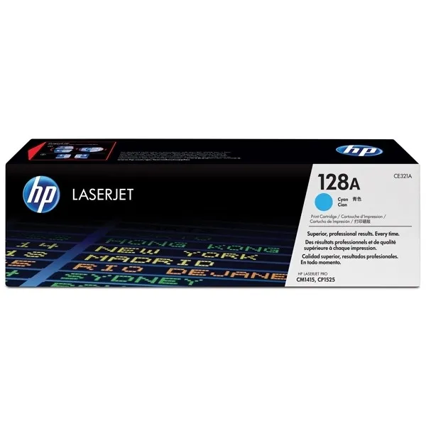 HP 128A (CE321A) toner cian (original)