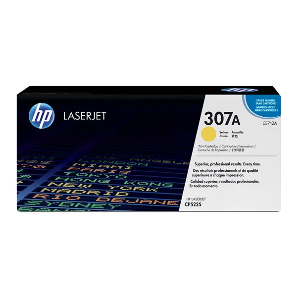 HP 307A (CE742A) toner amarillo (original)