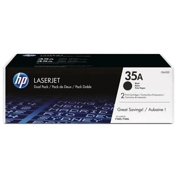 HP 35AD (CB435AD) multipack 2 toner negro (original)