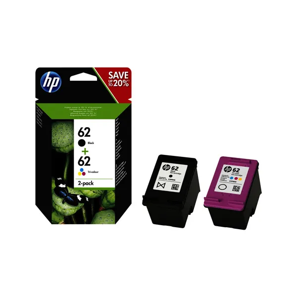 HP 62 (N9J71AE) multipack cartucho de tinta negro + color (original)