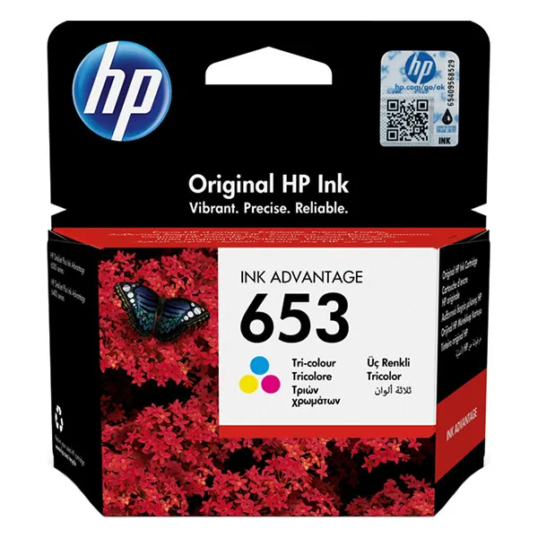 HP 653 (3YM74AE) cartucho tricolor (original)