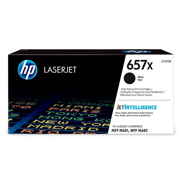 HP 657X (CF470X) toner negro XL (original)
