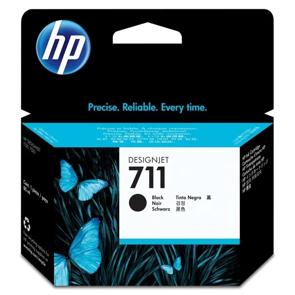 HP 711 (CZ133A) cartucho de tinta negro XL (original)