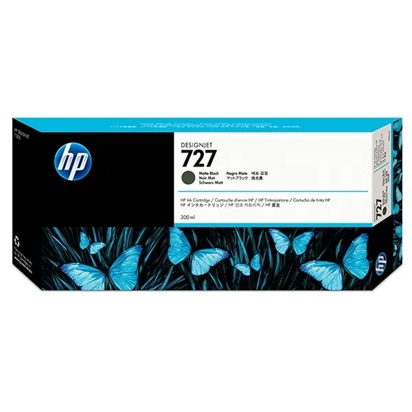 HP 727 (C1Q12A) cartucho negro mate XXL (original)