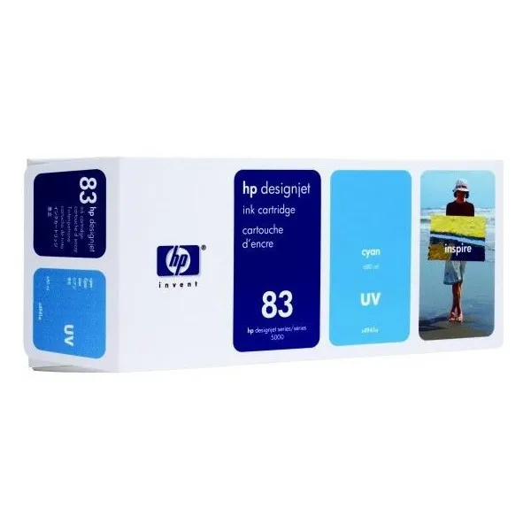 HP 83 (C4941A) cartucho de tinta cian (original)