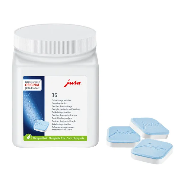 Jura Pastillas Limpieza Cafeteras 2 en 1 36 unidades